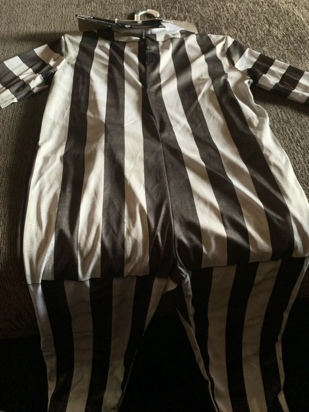 Rubie's Black & White Striped Kids Beetle Juice Costume - Picture 5 of 6